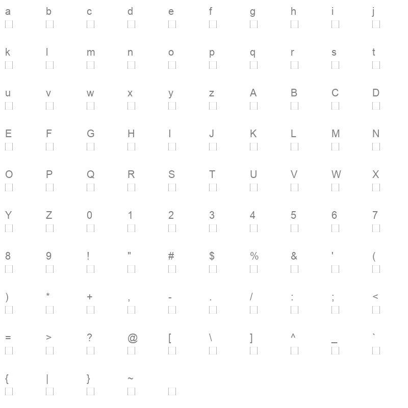Naidunia Normal Character Map