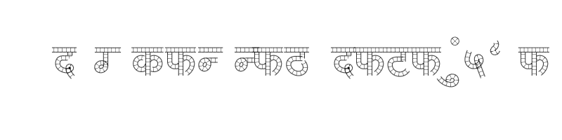 font preview of AMS Cinema Regular