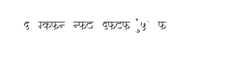 font preview of AMS Kashi Regular