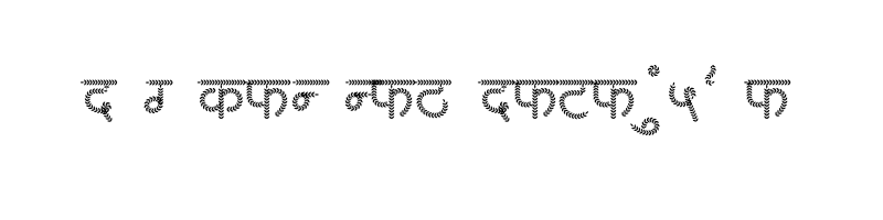 font preview of AMS Leafy 2 Regular