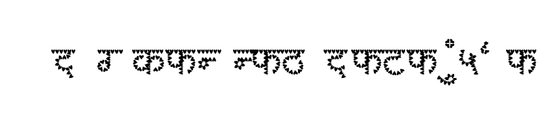 font preview of AMS Leafy 3 Regular