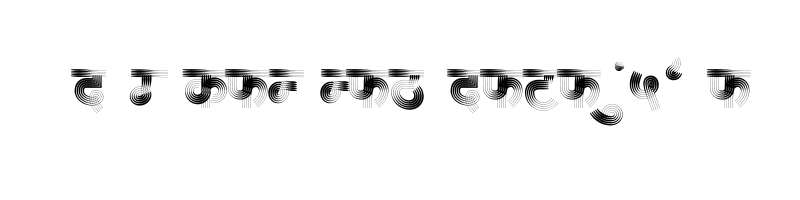 font preview of AMS Rekha 1 Regular