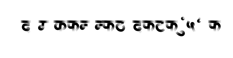 font preview of AMS Rekha 3 Regular
