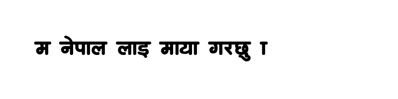 font preview of Anandaround Regular