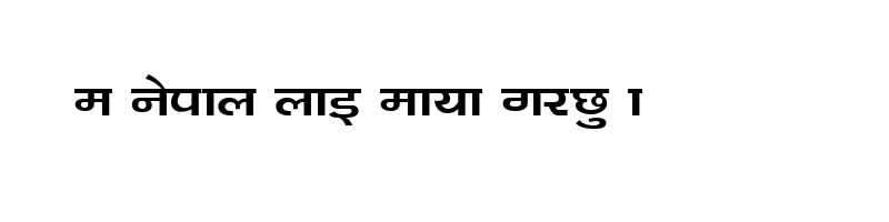 font preview of Bahunbad Regular
