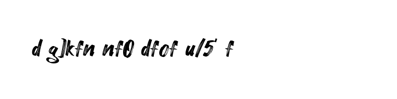 font preview of Hey August Regular