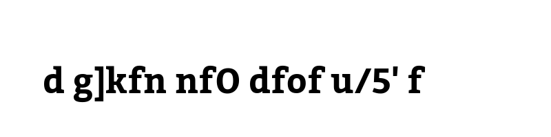 font preview of Kadwa Bold