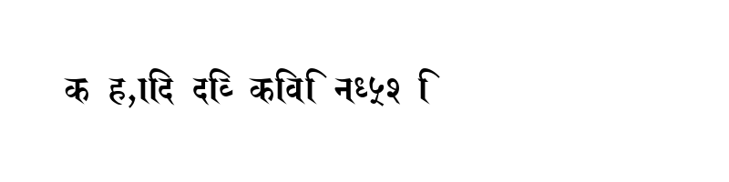 font preview of KALAKAR SANJEEV Normal