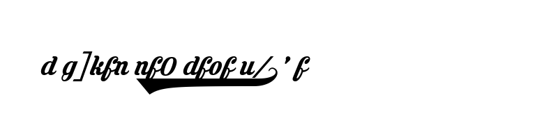 font preview of Krinkes Regular PERSONAL USE Regular