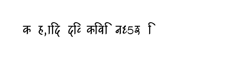 font preview of Kruti Dev 540 Regular