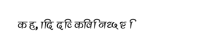 font preview of Kruti Dev 560 Regular