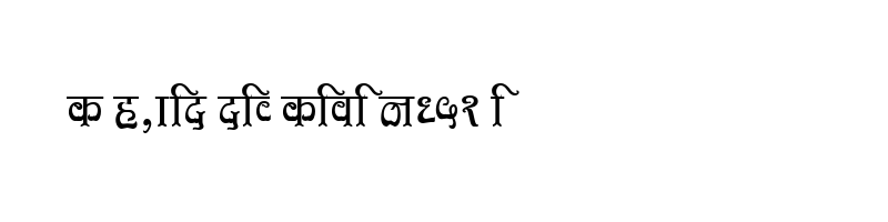 font preview of Kruti Dev 580 Regular
