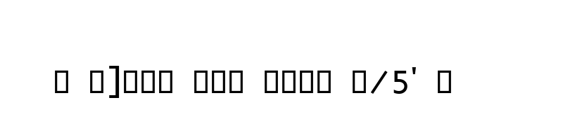 font preview of Mangal Regular