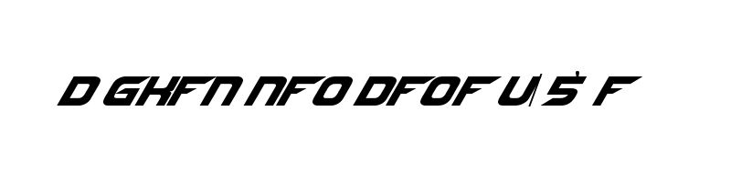 font preview of NFS font Regular