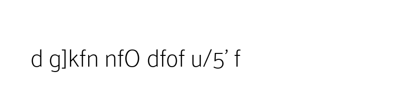 font preview of Palanquin Thin