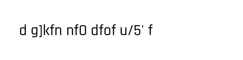 font preview of Rajdhani Medium